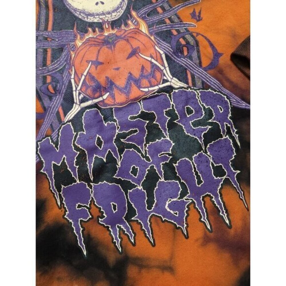 Nightmare Before Christmas Jack Skellington Pumpkin Sweatshirt Disney Mens Large - Picture 5 of 9
